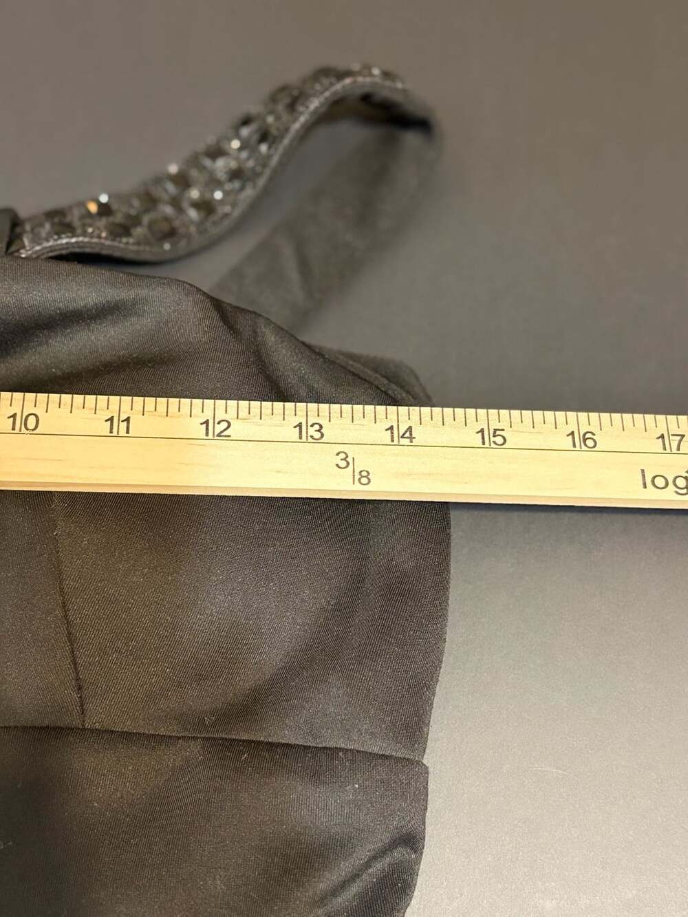 Blu Sage Halter Embellished Midi Dress Size 6 Black - Picture 9 of 11